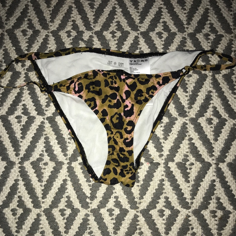 Out From Under Urban Outfitters Cheetah Bikini
